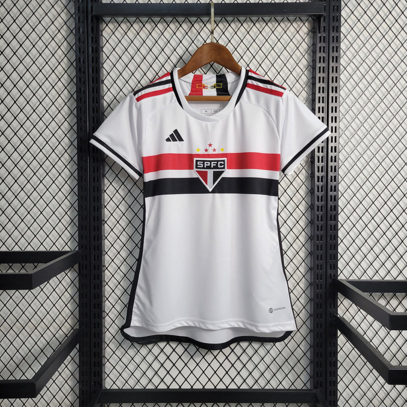 CAMISA FEMININA DO SÃO PAULO 23/24 BRANCO