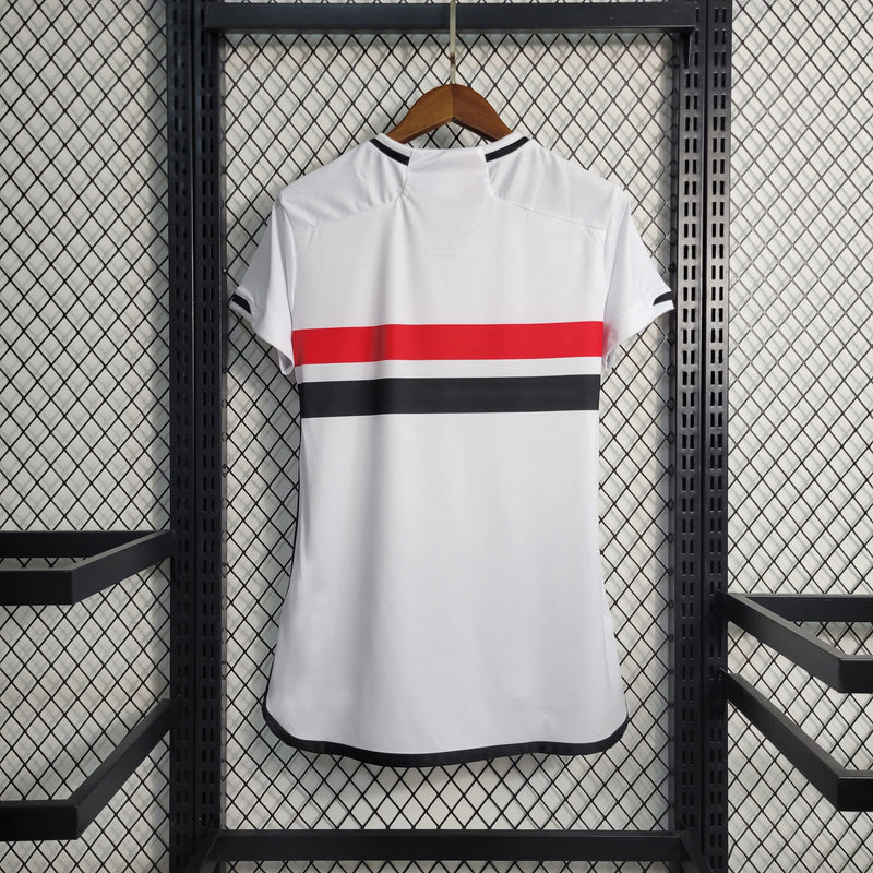CAMISA FEMININA DO SÃO PAULO 23/24 BRANCO