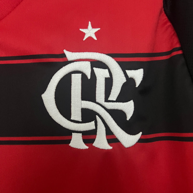 CAMISA DO FLAMENGO 2025 VERMELHO E PRETO