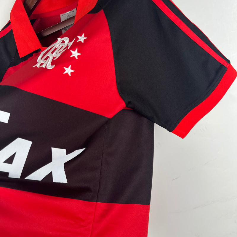 CAMISA RETRÔ DO FLAMENGO 1987 HOME VERMELHO E PRETO