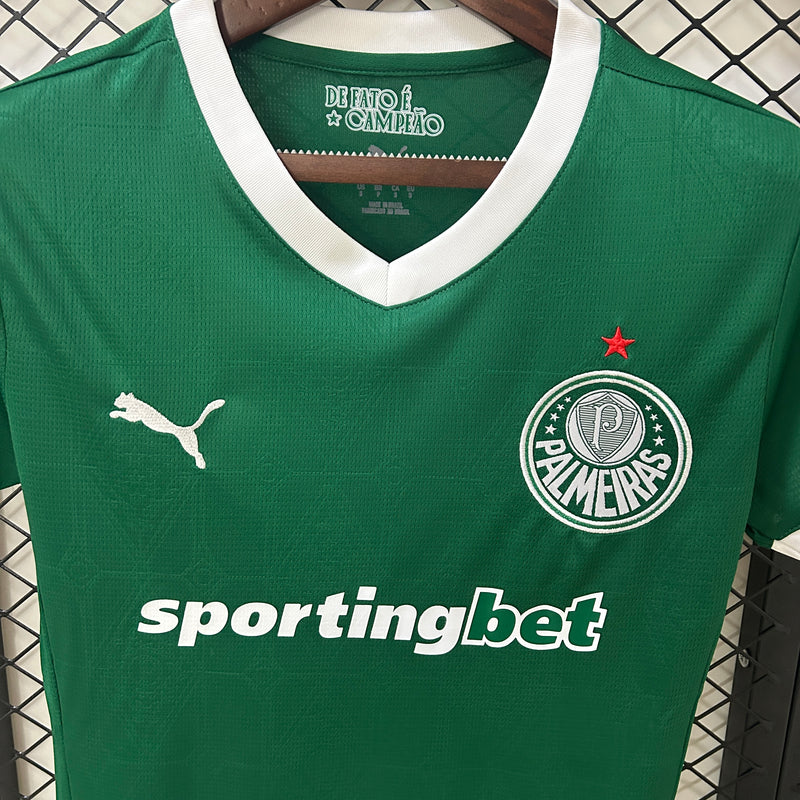 CAMISA FEMININA DO PALMEIRAS 2025 VERDE