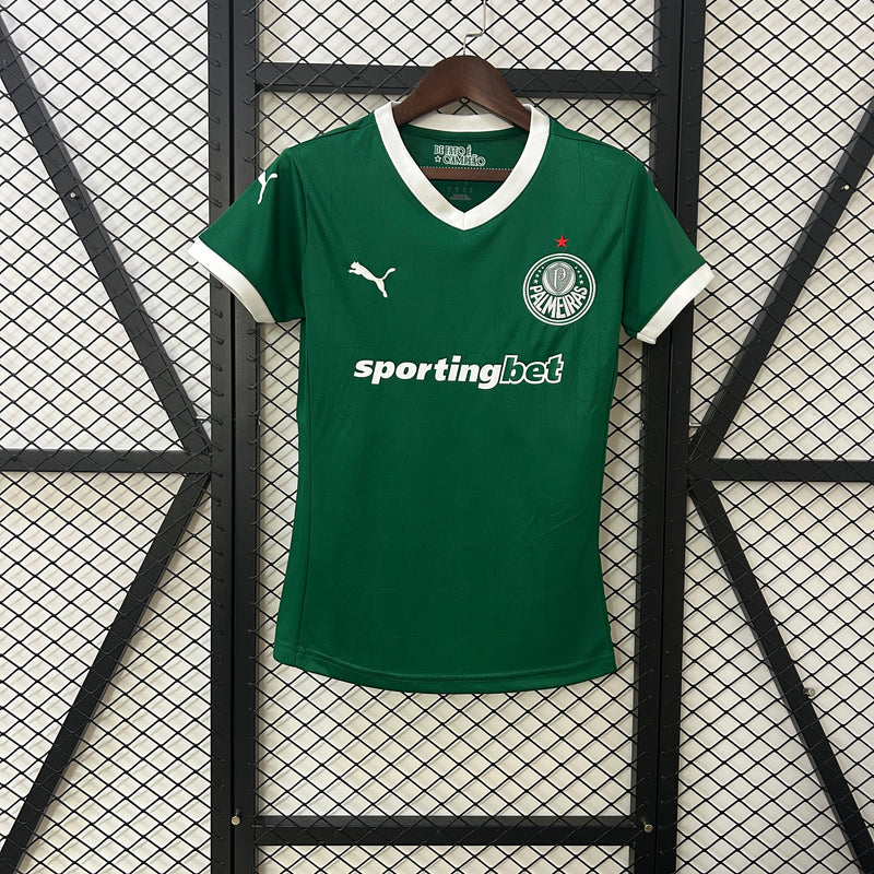 CAMISA FEMININA DO PALMEIRAS 2025 VERDE