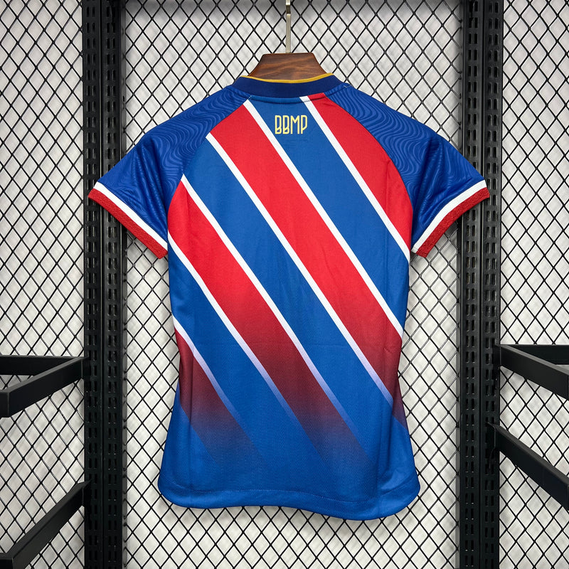 CAMISA FEMININA DO BAHIA 23/24 AZUL E VERMELHO