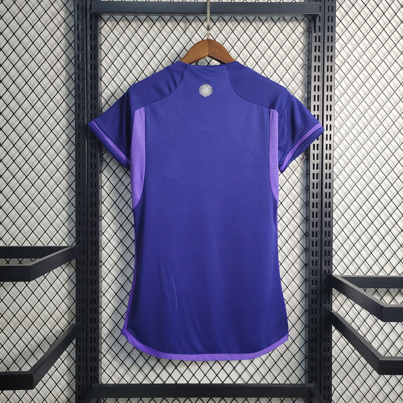 CAMISA FEMININA DA ARGENTINA 23/24 AZUL