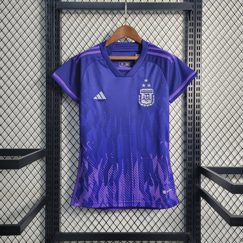 CAMISA FEMININA DA ARGENTINA 23/24 AZUL