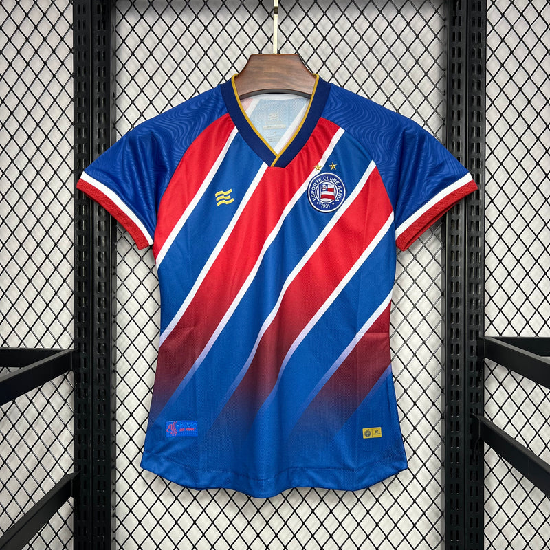 CAMISA FEMININA DO BAHIA 23/24 AZUL E VERMELHO